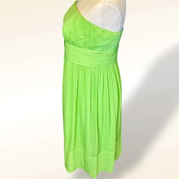 J. Crew ‘Juliet’ Strapless A-Line 100% Silk Special Occasion Y2K Dress Size 6